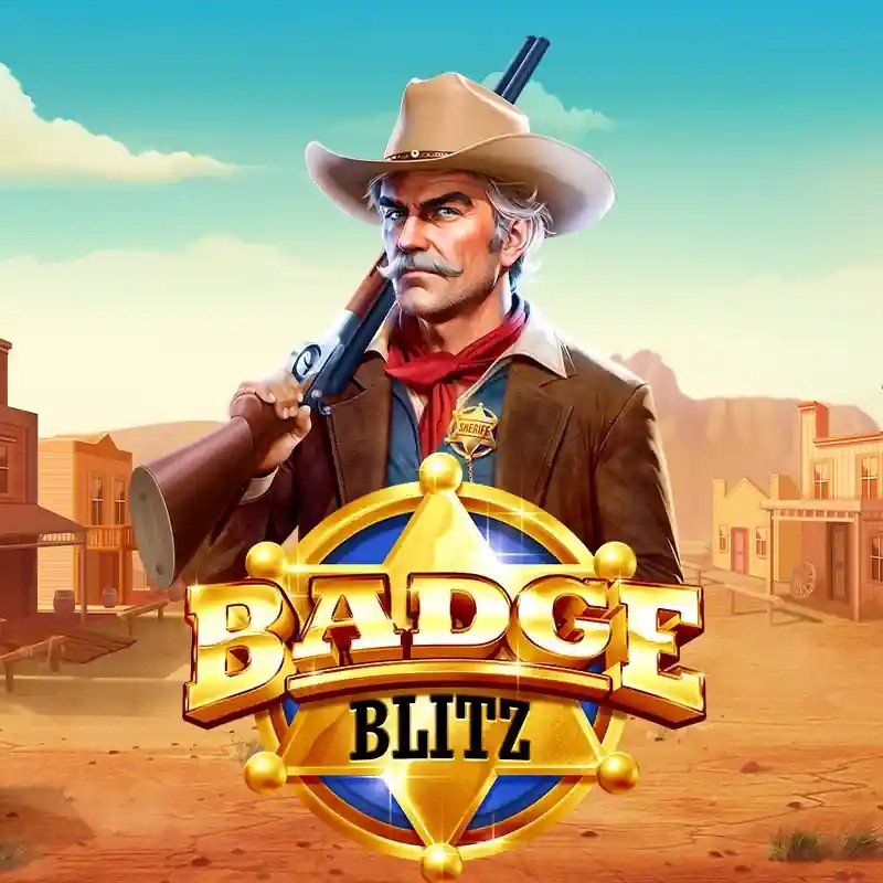 Badge Blitz by Pragmatic Play, showcased at stakeprixscasino.com – game logo
