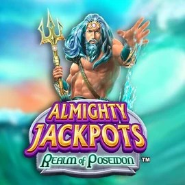 Almighty Jackpots – Realm of Poseidon logo by Novomatic Stakeprix Casino