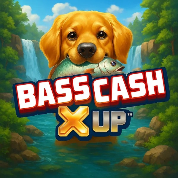Bass Cash X UP casino game by Alchemy Gaming – featured logo at Stakeprix Casino