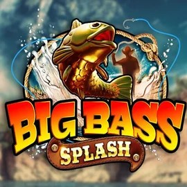 Big Bass Splash slot logo by Pragmatic Play at Stakeprix Casino