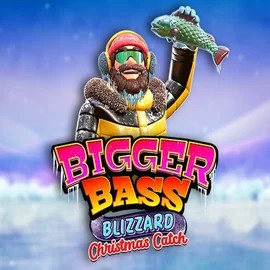 Bigger Bass Blizzard Christmas Catch slot logo by Pragmatic Play at Stakeprix Casino