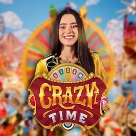 Crazy Time casino game by Evolution – featured logo at Stakeprix Casino