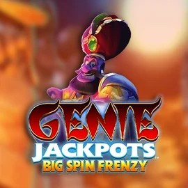 Genie Jackpots: Big Spin Frenzy slot visual from Blueprint Gaming available on stakeprixscasino.com