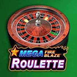Mega Fire Blaze Roulette logo – Table Games by Playtech at Stakeprix Casino