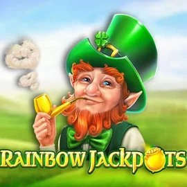 Rainbow Jackpots by Red Tiger Gaming, showcased at stakeprixscasino.com – game logo