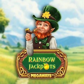 Rainbow Jackpots Megaways logo by Red Tiger Gaming at Stakeprix Casino