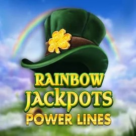 Rainbow Jackpots Power Lines logo by Red Tiger Gaming Stakeprix Casino