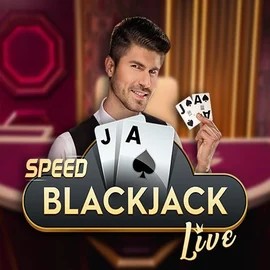 Speed Blackjack logo – Live Casino by Pragmatic Play at Stakeprix Casino