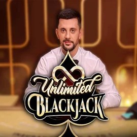 Unlimited Blackjack logo – Live Casino by Ezugi at Stakeprix Casino